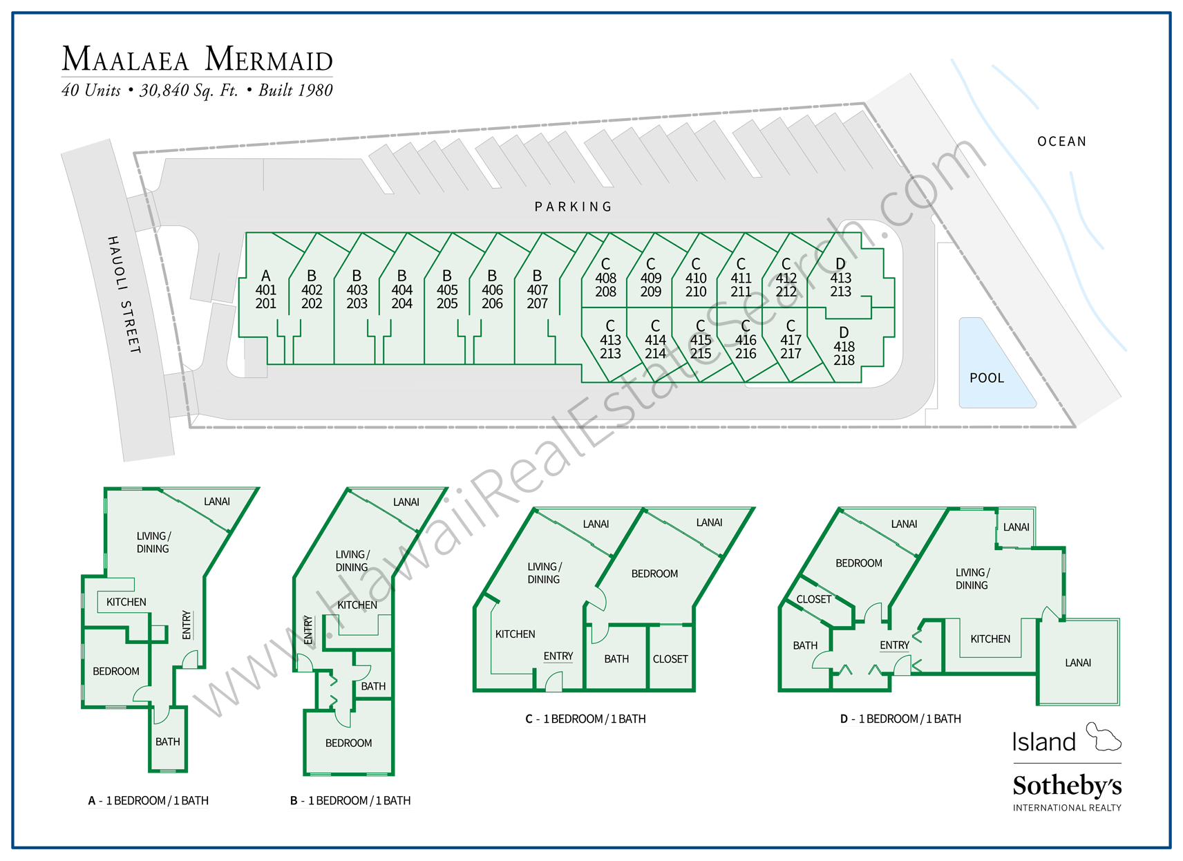 maalaea mermaid map and floor plans